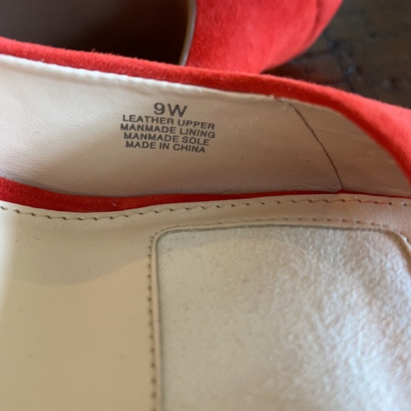 Alex Marie Red Suede Heels 9W - Picture 5 of 6